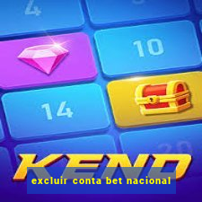 excluir conta bet nacional